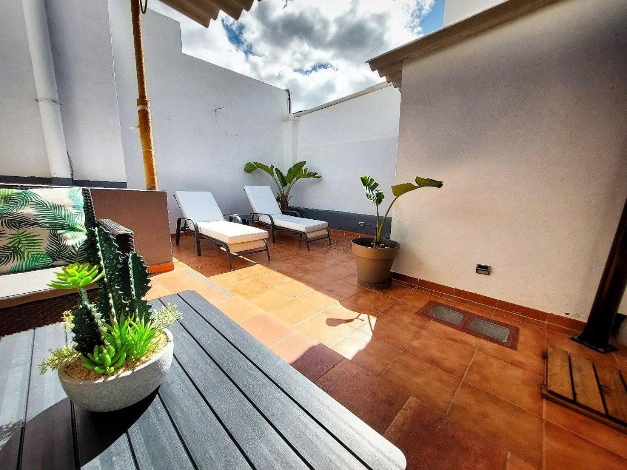 Casa Bimba Agaete Con Terraza Y Ducha Exterior Apartamento Exterior foto